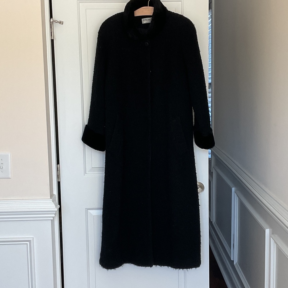 Vintage Long black coat for Women